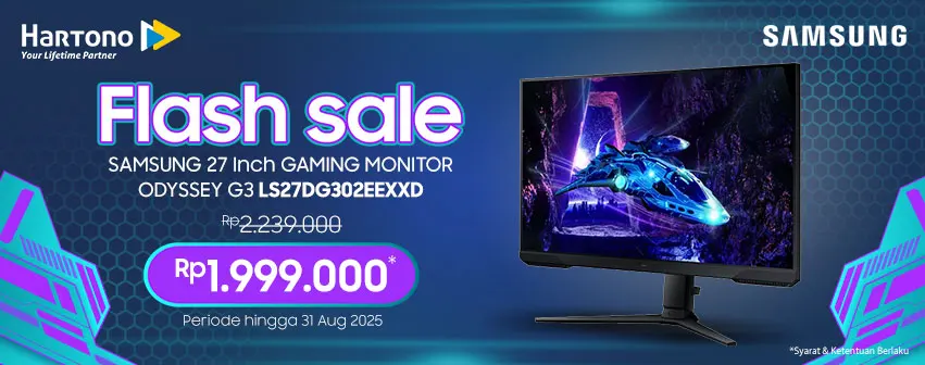 SAMSUNG 27 Inch GAMING MONITOR ODYSSEY G3 LS27DG302EEXXD