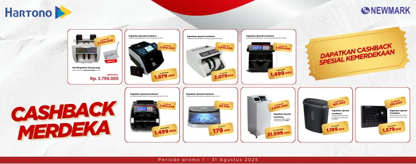 Newmark Cashback Merdeka