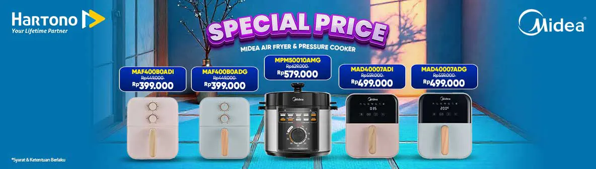 Special Price Midea Air Fryer & Pessure Cooker
