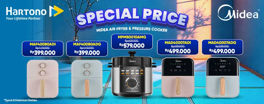 Special Price Midea Air Fryer & Pessure Cooker