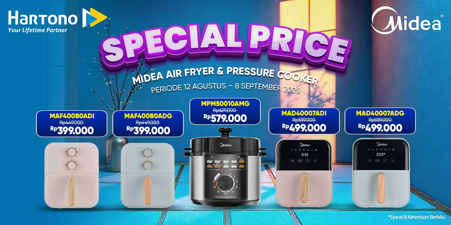 Special Price Midea Air Fryer & Pessure Cooker