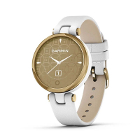 GARMIN - SMART WATCH LILY LEATHER GOLD WHITE