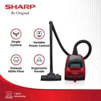 SHARP CANISTER VACUUM CLEANER EC-NS18-RD