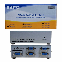 BAFO SPLITTER VGA 1-4 + ADAPTOR