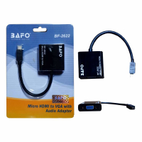 BAFO CONVERTER MICRO HDMI TO VGA +AUDIO
