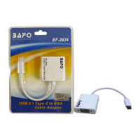 BAFO CABLE CONVERTER TYPE C TO VGA