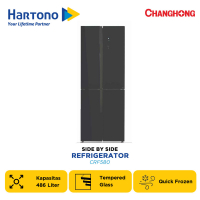 CHANGHONG KULKAS SIDE BY SIDE REFRIGERATOR CRF580