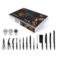 KIRIN KNIFE SET 24 PCS FKRUS-BK-KS24