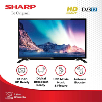 SHARP 32" AQUOS HD READY LED TV 2T-C32DD1I