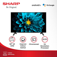 SHARP 60" 4K UHD ANDROID TV 4T-C60DK1X