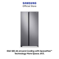 Samsung Kulkas Side by Side Refrigerator All Around Cooling with SpaceMax [647 L] - RS61R5001M9/SE