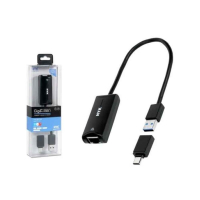 NYK CABLE CONVERTER USB 3.0 LAN GIGABIT + TYPE-C GLN-05