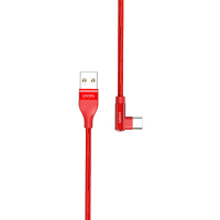 LOOPS KABEL DATA / KABEL CHARGER NYLON GAMING CABLE TYPE C 1M RED