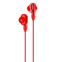 LOOPS PERSONAL IN EAR EARPHONES PRO W2 RED