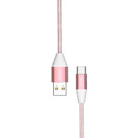 LOOPS KABEL DATA / KABEL CHARGER COLOR CABLE TYPE C 1M PINK