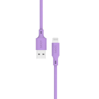 LOOPS KABEL DATA / KABEL CHARGER CANDY SERIES CABLE A TO L GRAPE