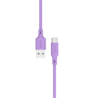 LOOPS KABEL DATA / KABEL CHARGER CANDY SERIES CABLE A TO C GRAPE