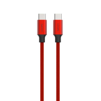LOOPS KABEL DATA / KABEL CHARGER TYPE C TO TYPE C CABLE 1.2M PRO RED