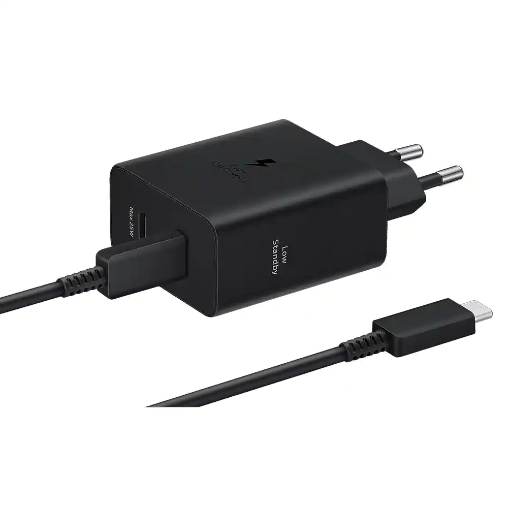 SAMSUNG CHARGER WALL ADAPTOR (50W) WITH CABLE EP-T5020XBEGWW