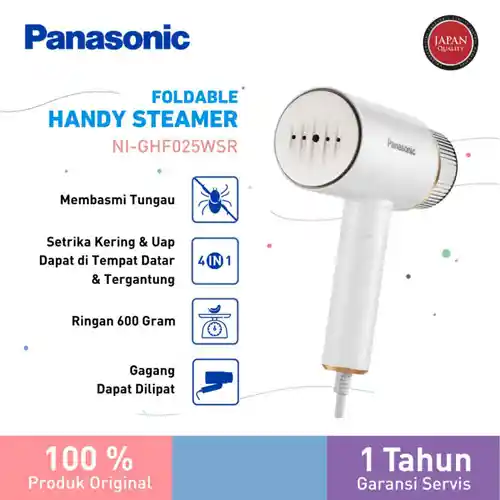 PANASONIC SETRIKA UAP TRAVEL STEAM IRON NI-GHF025WSR