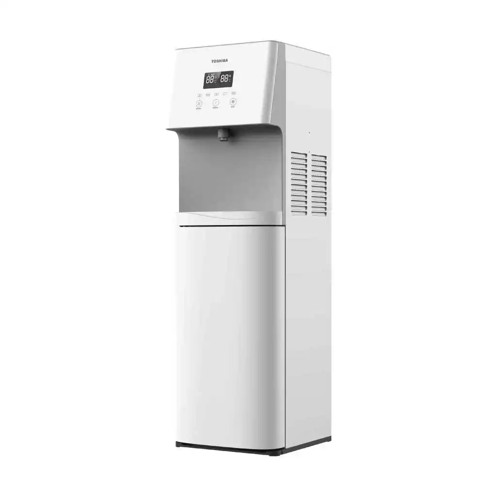 TOSHIBA DISPENSER AIR BERDIRI GALON BAWAH STANDING DISPENSER RWF-W1830BN(W)