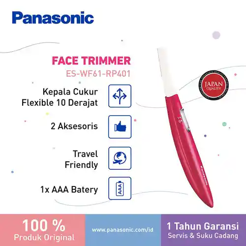 PANASONIC ESTHETIC CARE FACE TRIMMER ES-WF61RP401