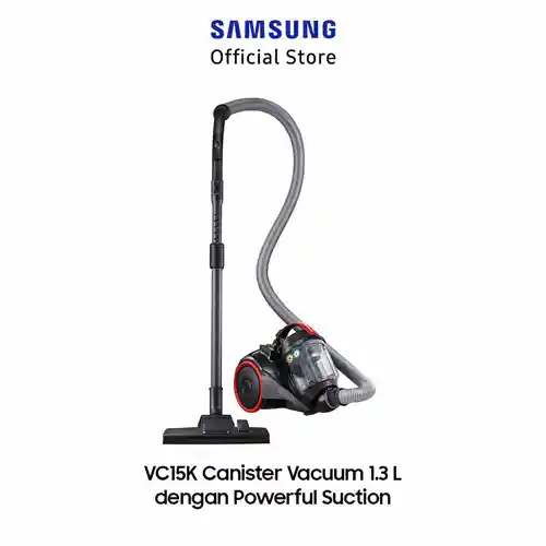 SAMSUNG BAGLESS CANISTER VACUUM CLEANER DENGAN ANTI TANGLE TURBIN VC15K4110VR/SE