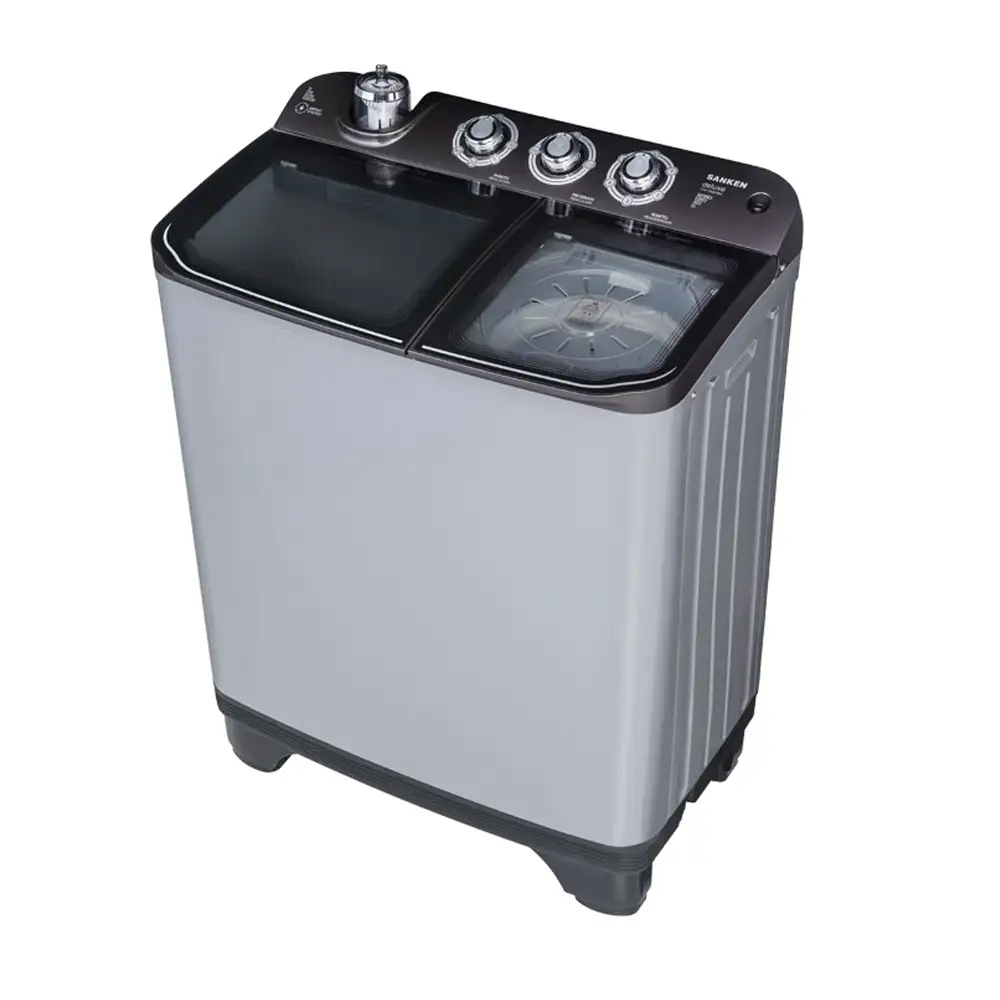 SANKEN MESIN CUCI 2 TABUNG SEMI AUTO WASHER TW-1155FBK_M