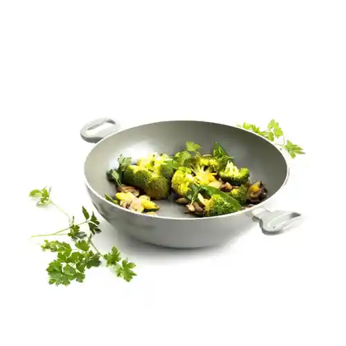 GREENPAN WAJAN WOK 32 CM WOK DELIGHT GREY 9420041000056