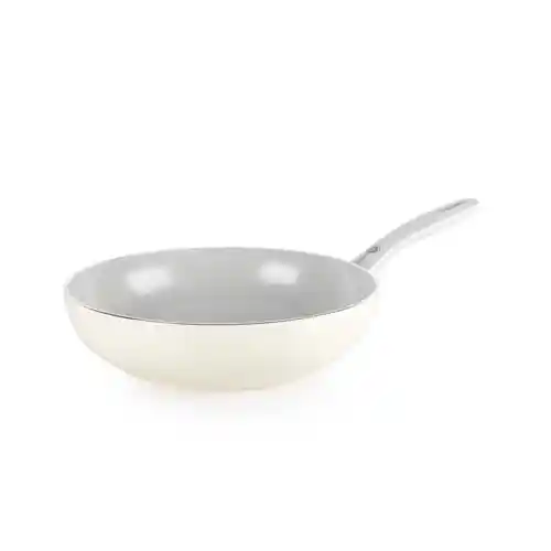 GREENPAN WAJAN WOK 28 CM WOK DELIGHT CREAM 9420041000136