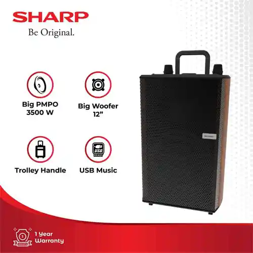 SHARP SPEAKER AKTIF CBOX-TRB12MBO