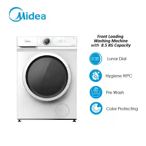 MIDEA MESIN CUCI FRONT LOADING WASHER MF100W85B
