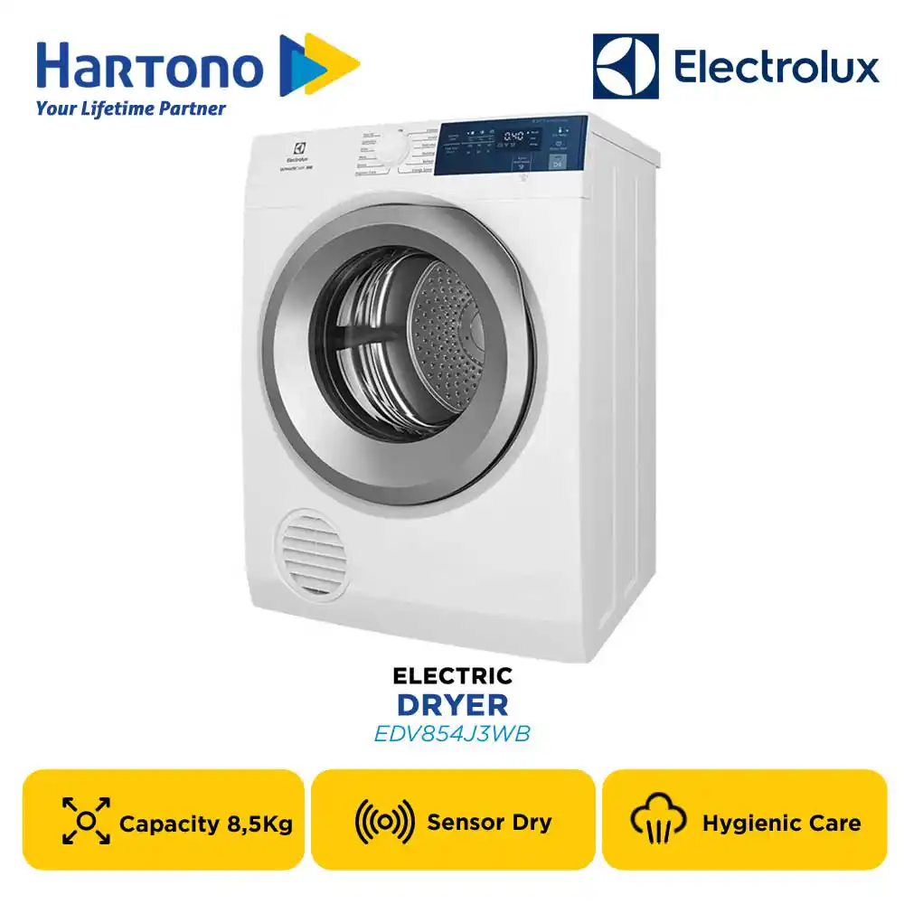 ELECTROLUX DRYER PENGERING ELECTRIC DRYER EDV854J3WB