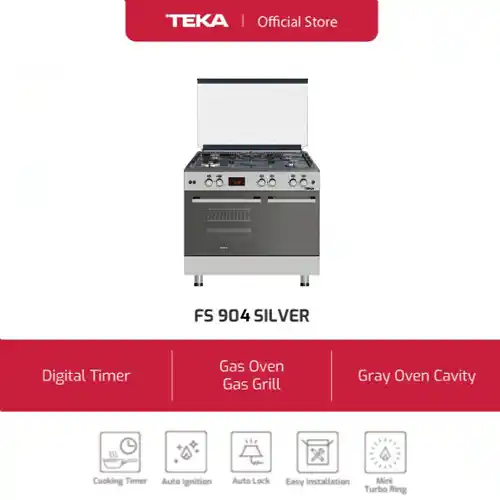 TEKA KOMPOR FREESTANDING RANGE FS904SILVER