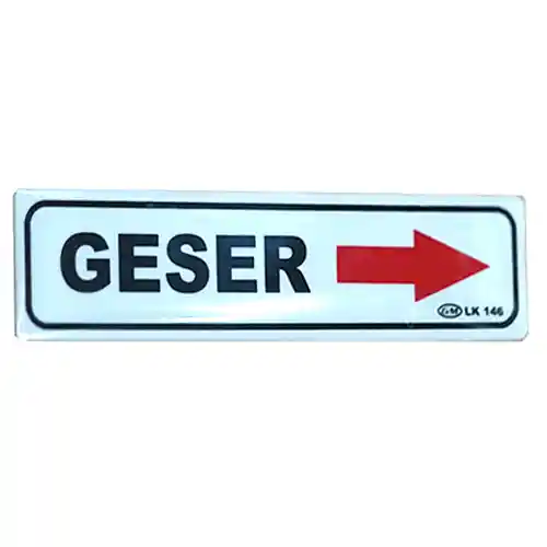 GM LABEL SMALL 146 GESER KANAN