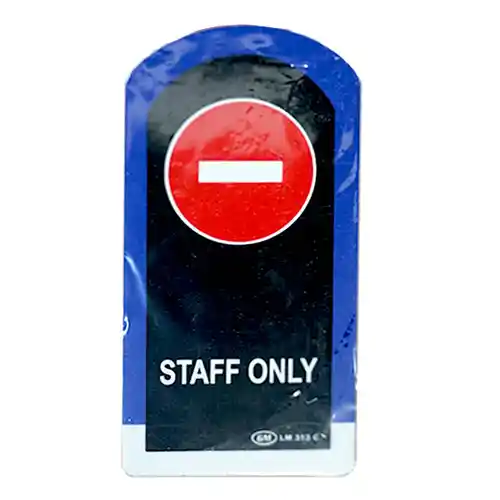 GM LABEL MEDIUM 313C STAFF ONLY
