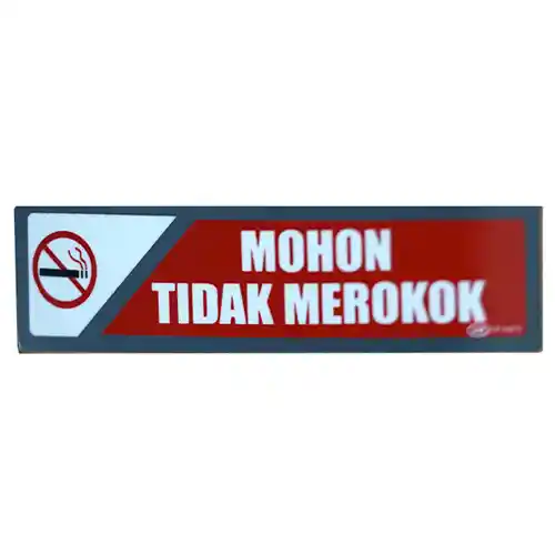 GM LABEL SMALL 142 MOHON TIDAK MEROKOK