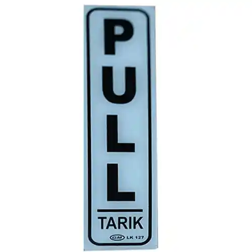 GM LABEL SMALL 127 PULL