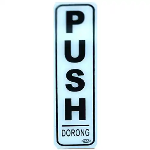 GM LABEL SMALL 128 PUSH