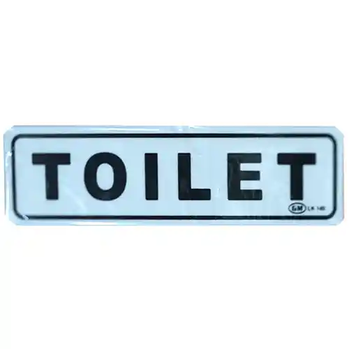 GM LABEL SMALL 140 TOILET