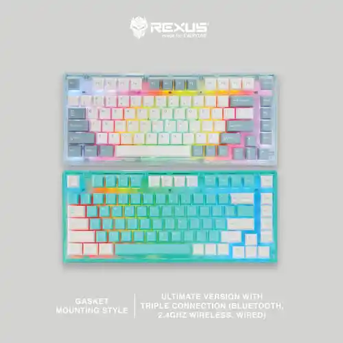 REXUS KEYBOARD GAMING MECHANICAL DAXA M84X SERIES