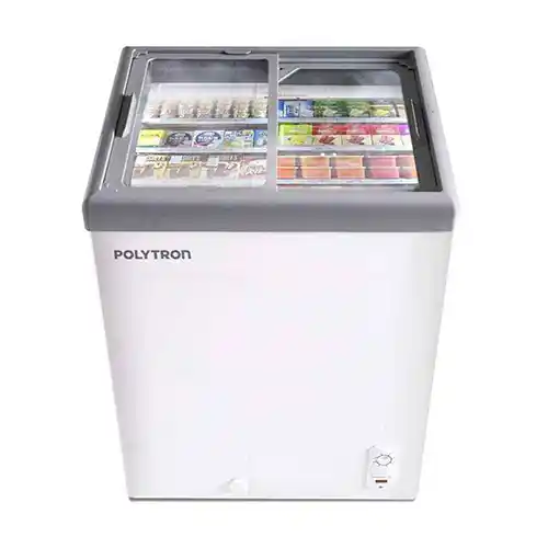 POLYTRON SLIDING DOOR CHEST FREEZER PCF129