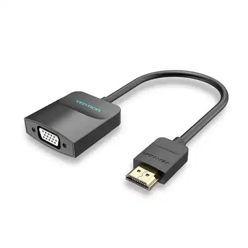 VENTION KABEL CONVERTER HDMI TO VGA WITH FEMALE MICRO USB AND AUDIOPORT CABLE 42161