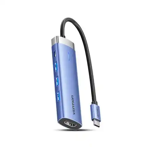 VENTION USB HUB 5in1 TYPE C TO USB A & HDMI TGESB