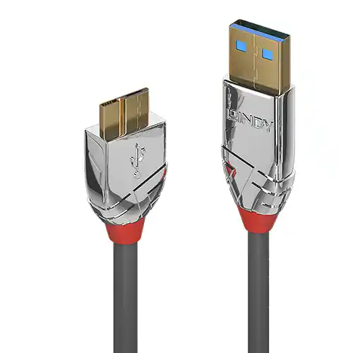 LINDY CABLE CONVERTER CHROMO USB TYPE A TO MICRO-B 36658