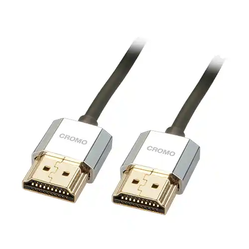 LINDY KABEL CONVERTER CHROMO SLIM HIGH SPEED HDMI 2.0 CABLE 41672
