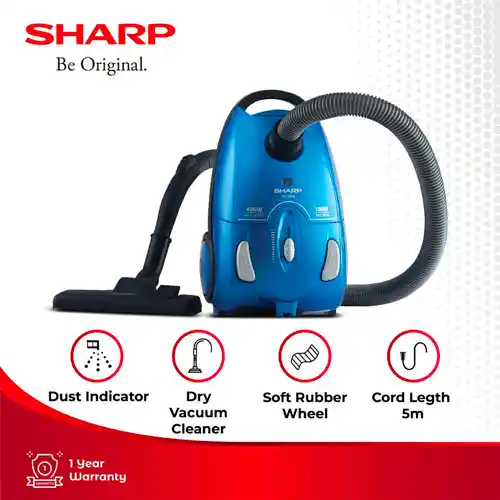 SHARP BAGGED CANISTER VACUUM CLEANER EC-8305 SERIES