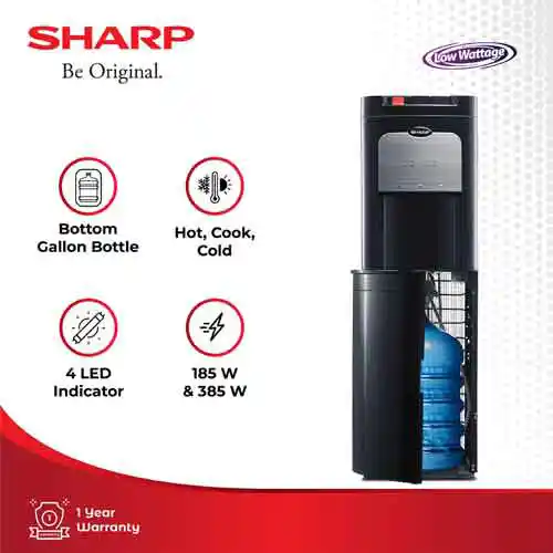 SHARP DISPENSER AIR BERDIRI GALON BAWAH STANDING DISPENSER SWD-72EHL SERIES