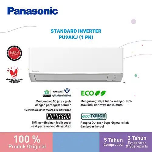 PANASONIC AC SPLIT AIR CONDITIONER INVERTER CSPU-AKJ SERIES