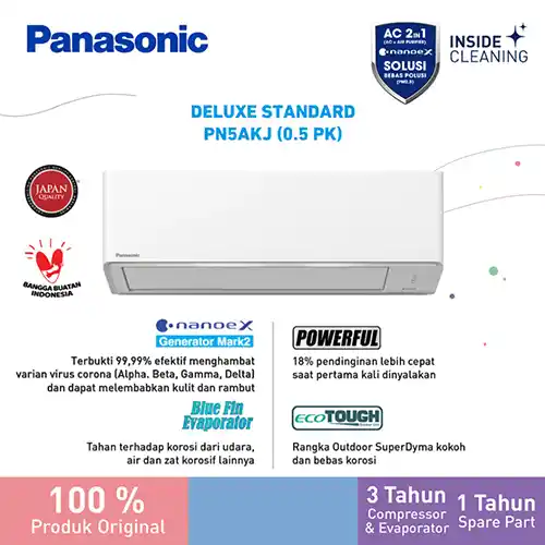 PANASONIC AC SPLIT AIR CONDITIONER DELUXE STANDARD CSPN-AKJ SERIES